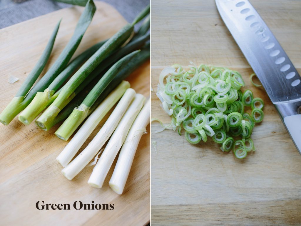 Korean Soup Ingredients: Sliced Green Onions